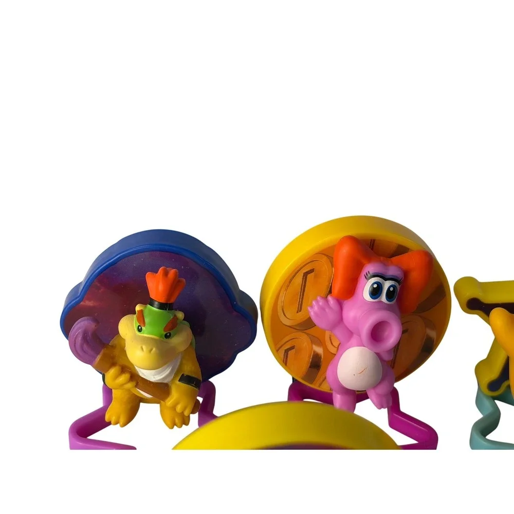 McDonalds Super Mario Galaxy Happy Meal Toys Bundle of 7